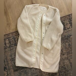 Wilfred Cream Cardigan Sweater